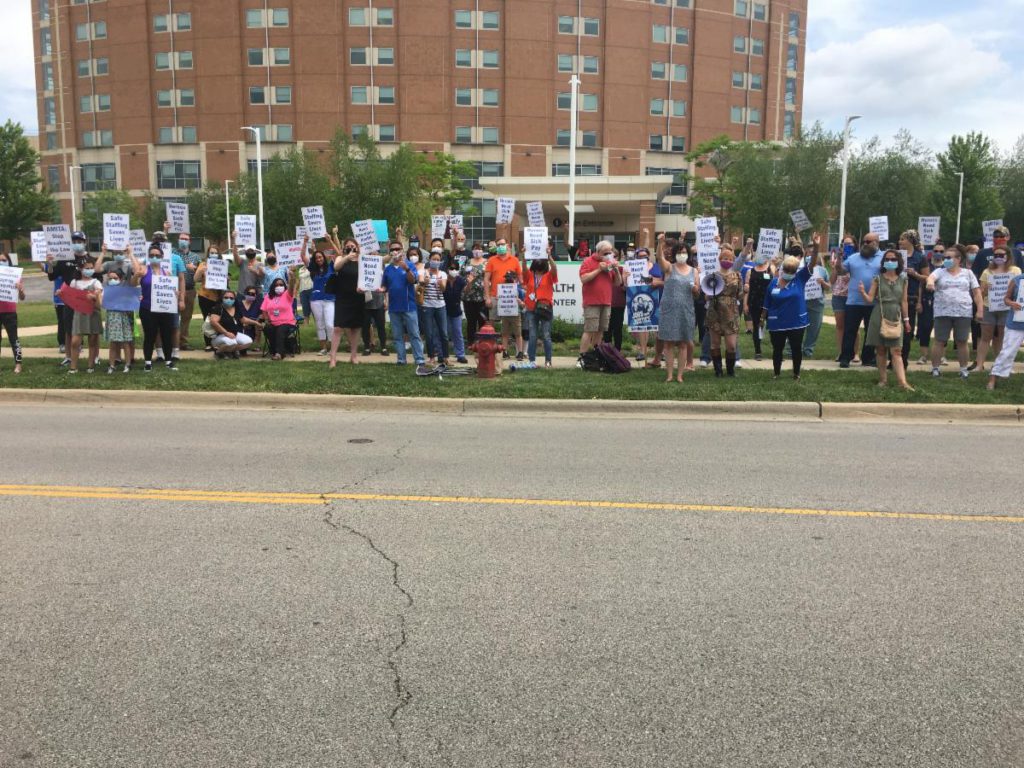 St. Joseph Nursing Association Community Vigil for Fair Contract