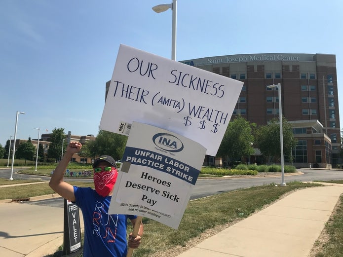 JOLIET PATCH: AMITA Nurses Strike