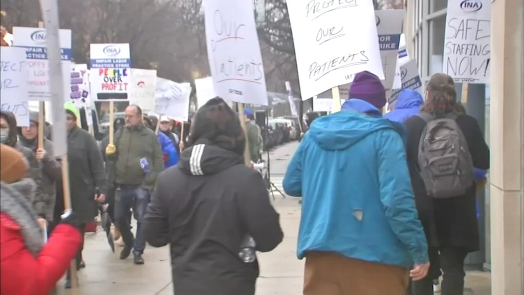 [ABC7 Chicago] Howard Brown Health workers go on strike in protest of planned layoffs