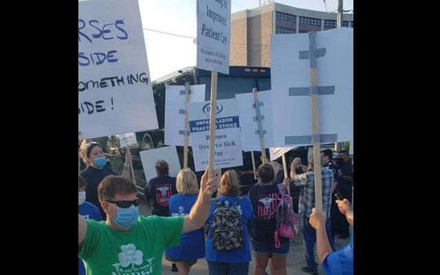 [1340 WJOL] Nurses At St. Joseph Medical Center March On Corporate Owners To Condemn Staffing – 1340 WJOL